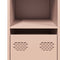 vidaXL Sideboard Pink 101.5x39x73.5 cm Cold-rolled Steel