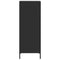 vidaXL Highboard Black 35x39x103.5 cm Steel