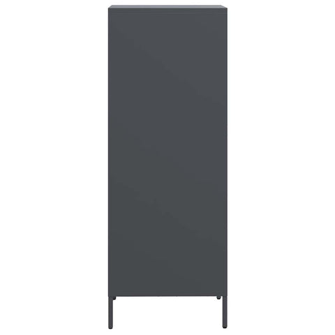 vidaXL Highboard Anthracite 35x39x103.5 cm Steel