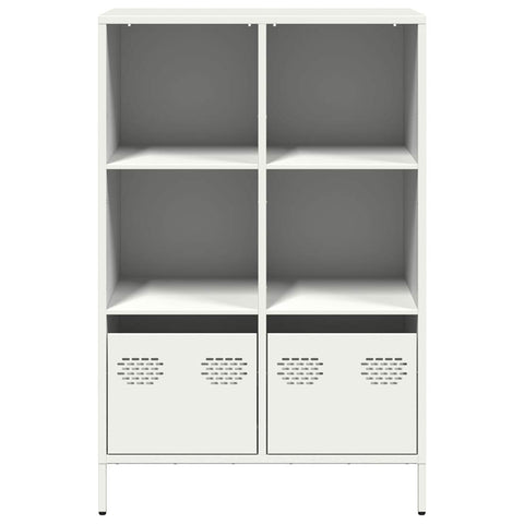 vidaXL Highboard White 68x39x103.5 cm Steel