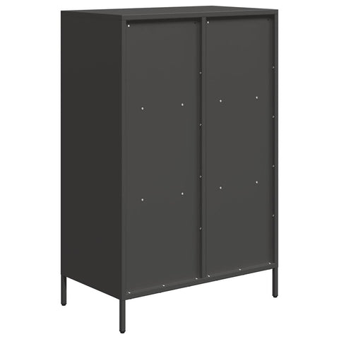 vidaXL Highboard Black 68x39x103.5 cm Steel