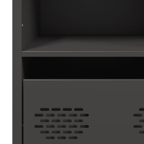 vidaXL Highboard Black 68x39x103.5 cm Steel