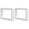 vidaXL Basin Shelf Wall Mounted Steel and Solid Wood Beech