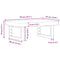 vidaXL Basin Shelf Wall Mounted Steel and Solid Wood Beech