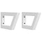 vidaXL Basin Shelf Wall Mounted Steel and Solid Wood Beech