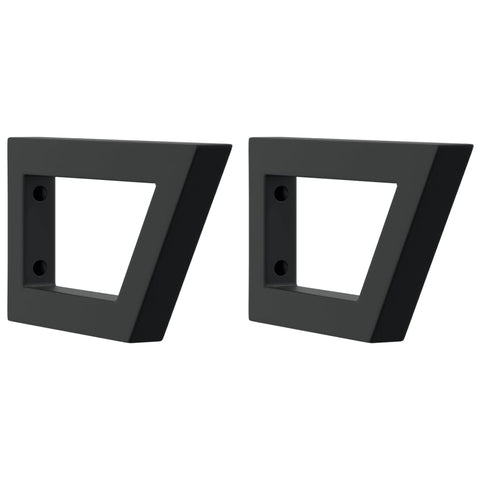 vidaXL Basin Shelf Wall Mounted Steel and Solid Wood Beech