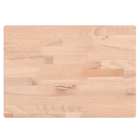 vidaXL Basin Shelf Wall Mounted Steel and Solid Wood Beech