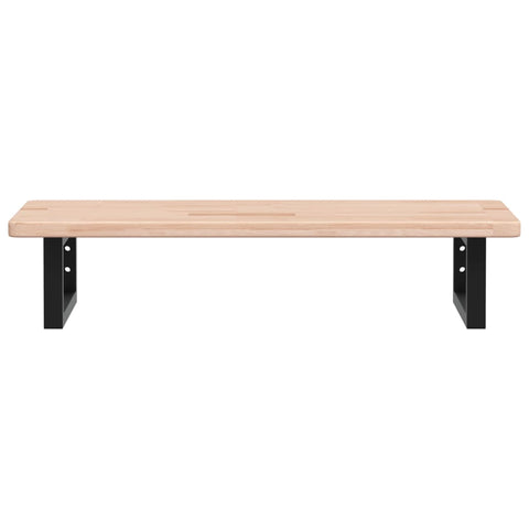 vidaXL Basin Shelf Wall Mounted Steel and Solid Wood Oak