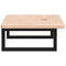 vidaXL Basin Shelf Wall Mounted Steel and Solid Wood Oak