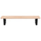 vidaXL Basin Shelf Wall Mounted Steel and Solid Wood Oak