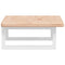 vidaXL Basin Shelf Wall Mounted Steel and Solid Wood Oak