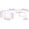 vidaXL Basin Shelf Wall Mounted Steel and Solid Wood Oak