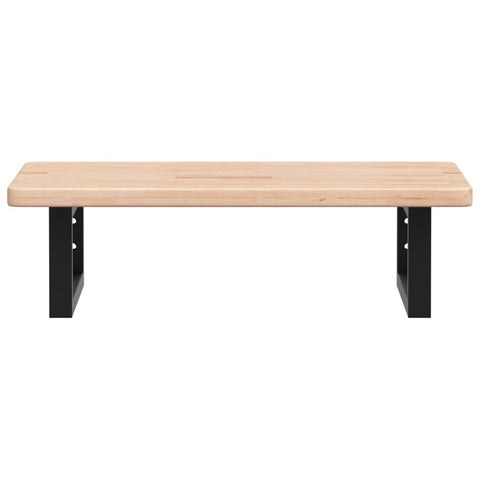 vidaXL Basin Shelf Wall Mounted Steel and Solid Wood Oak