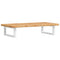 vidaXL Basin Shelf Wall Mounted Steel and Solid Wood Oak