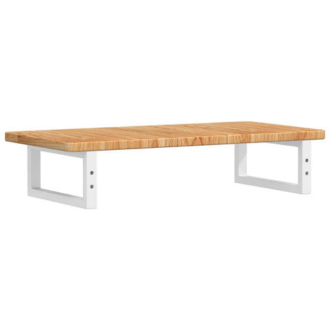 vidaXL Basin Shelf Wall Mounted Steel and Solid Wood Oak