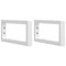vidaXL Basin Shelf Wall Mounted Steel and Solid Wood Oak