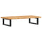 vidaXL Basin Shelf Wall Mounted Steel and Solid Wood Oak