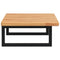 vidaXL Basin Shelf Wall Mounted Steel and Solid Wood Oak