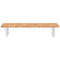 vidaXL Basin Shelf Wall Mounted Steel and Solid Wood Oak