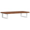 vidaXL Basin Shelf Wall Mounted Steel and Solid Wood Oak