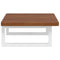 vidaXL Basin Shelf Wall Mounted Steel and Solid Wood Oak