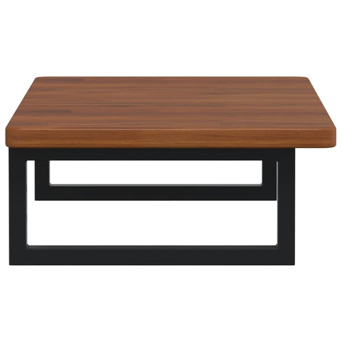 vidaXL Basin Shelf Wall Mounted Steel and Solid Wood Oak
