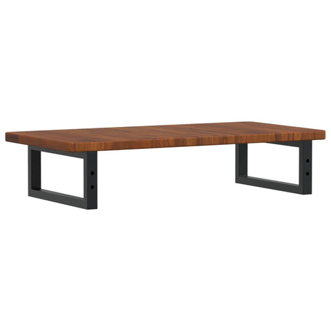 vidaXL Basin Shelf Wall Mounted Steel and Solid Wood Oak