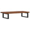 vidaXL Basin Shelf Wall Mounted Steel and Solid Wood Oak