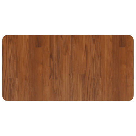 vidaXL Basin Shelf Wall Mounted Steel and Solid Wood Oak