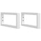 vidaXL Basin Shelf Wall Mounted Steel and Solid Wood Oak