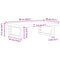 vidaXL Basin Shelf Wall Mounted Steel and Solid Wood Oak