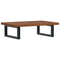 vidaXL Basin Shelf Wall Mounted Steel and Solid Wood Oak