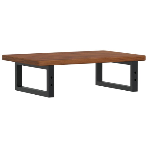 vidaXL Basin Shelf Wall Mounted Steel and Solid Wood Oak