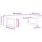 vidaXL Basin Shelf Wall Mounted Steel and Solid Wood Oak