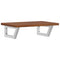 vidaXL Basin Shelf Wall Mounted Steel and Solid Wood Oak
