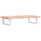 vidaXL Basin Shelf Wall Mounted Steel and Solid Wood Beech