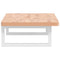 vidaXL Basin Shelf Wall Mounted Steel and Solid Wood Beech
