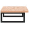 vidaXL Basin Shelf Wall Mounted Steel and Solid Wood Beech
