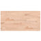 vidaXL Basin Shelf Wall Mounted Steel and Solid Wood Beech