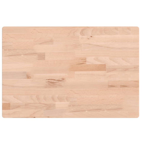 vidaXL Basin Shelf Wall Mounted Steel and Solid Wood Beech