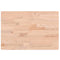 vidaXL Basin Shelf Wall Mounted Steel and Solid Wood Beech