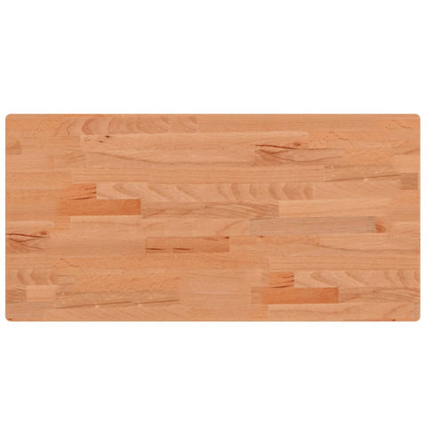 vidaXL Basin Shelf Wall Mounted Steel and Solid Wood Beech