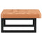 vidaXL Basin Shelf Wall Mounted Steel and Solid Wood Beech
