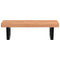 vidaXL Basin Shelf Wall Mounted Steel and Solid Wood Beech