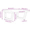 vidaXL Basin Shelf Wall Mounted Steel and Solid Wood Oak
