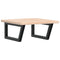 vidaXL Basin Shelf Wall Mounted Steel and Solid Wood Oak