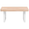 vidaXL Basin Shelf Wall Mounted Steel and Solid Wood Oak