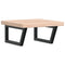 vidaXL Basin Shelf Wall Mounted Steel and Solid Wood Oak