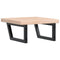 vidaXL Basin Shelf Wall Mounted Steel and Solid Wood Oak