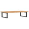 vidaXL Basin Shelf Wall Mounted Steel and Solid Wood Oak